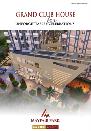 Master Plan in 3 BHK Apartment at Nandita Mayfair Park, Kishanpura – for Sale