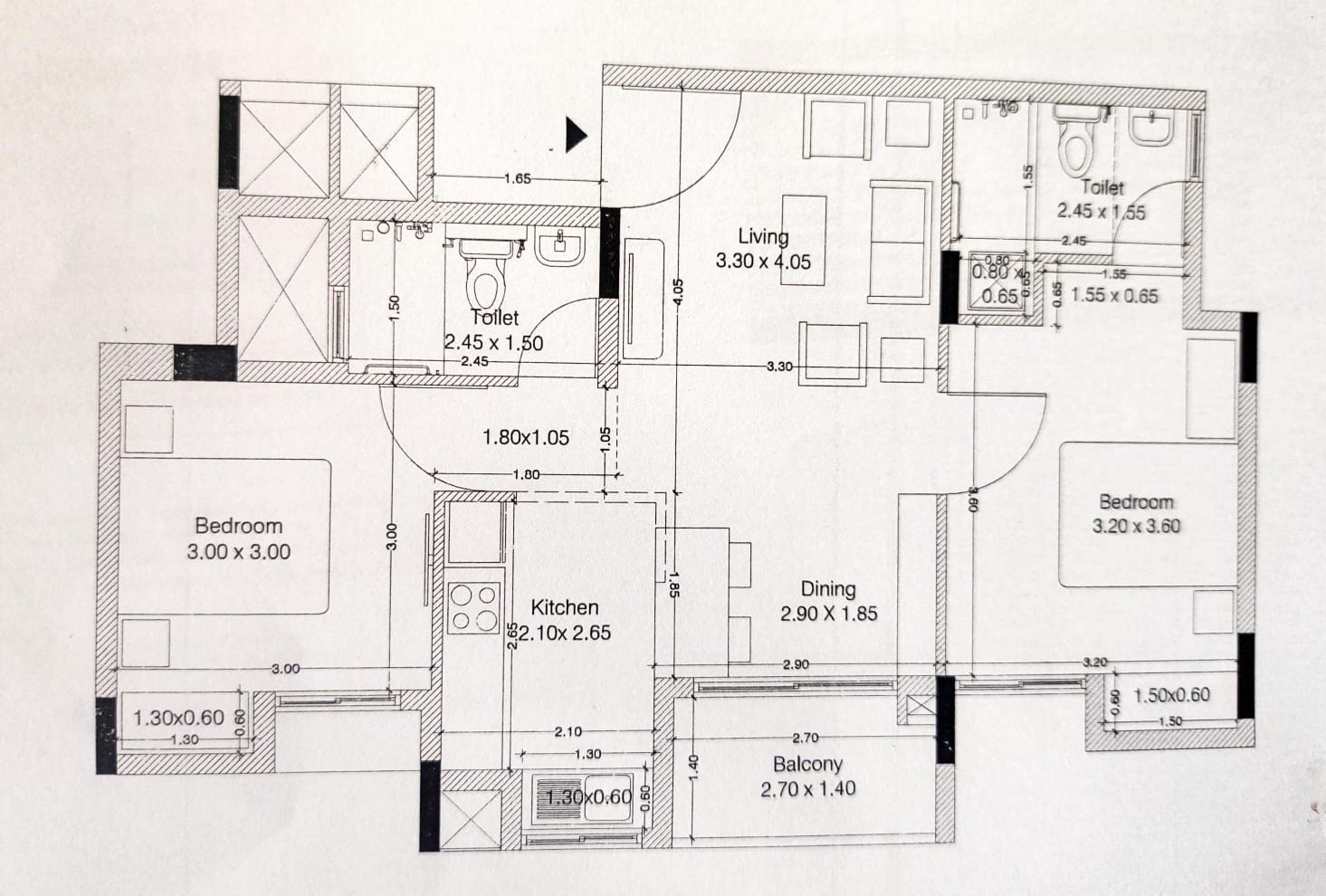 2 BHK Apartment For Resale in Brigade Parkside North Jalahalli Bangalore  7315947