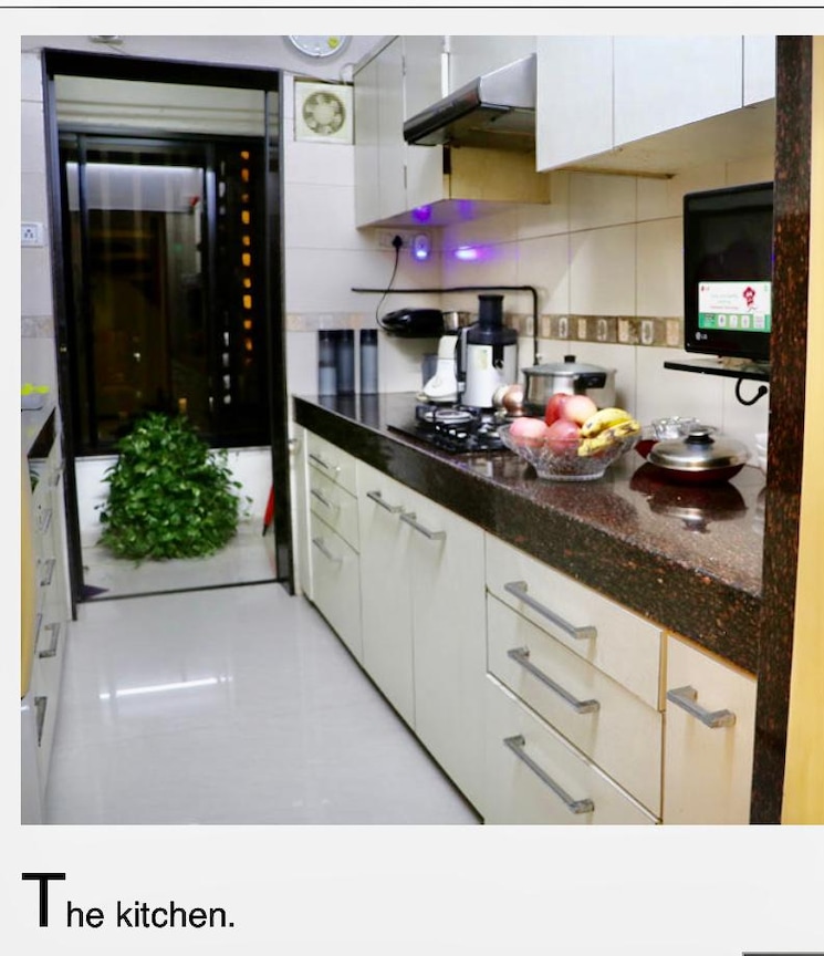 Kitchen, ashish-garden-estate 4 Bedroom 1600 Sq.Ft. Penthouse In Goregaon West Mumbai 7316735