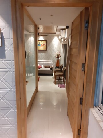 Building Lobby in 2 BHK Apartment at Aurum Q Residences, Ghansoli – for Sale