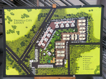 Master Plan in 3 BHK Apartment at Trishla City, High Ground – for Sale