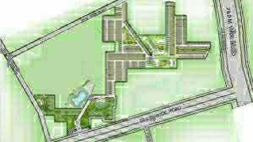 Staircase in 2.5 BHK Apartment at Smart World Gems, Sector 89 – for Sale
