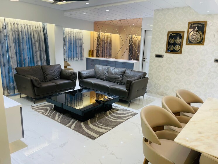 Living Room, lodha-amara-tower-47-and-48 3 Bedroom 955 Sq.Ft. Apartment In Kolshet Road Thane 7317866