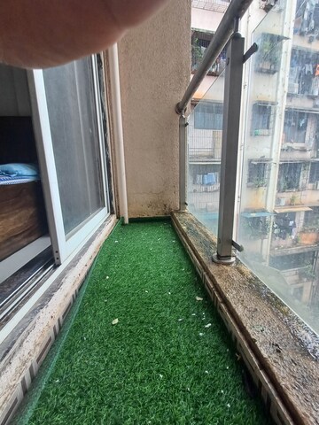 Balcony in 1 BHK Apartment at Glenmor Residency, Kalwa – for Sale
