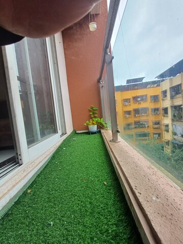 Balcony in 1 BHK Apartment at Glenmor Residency, Kalwa – for Sale