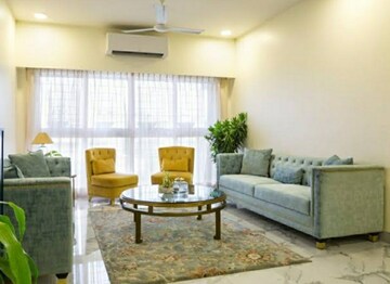 Living Room in 4 BHK Apartment at Oberoi Realty Esquire, Goregaon East – for Sale