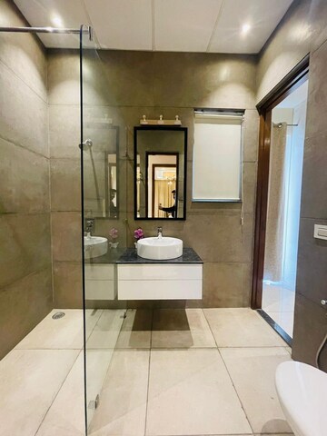 Living Room in 3.5 BHK Apartment at Allwin El Spazia, Nagla Road – for Sale