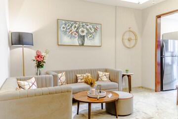 Living Room in 3 BHK Apartment at Ramgarh Bhudda – for Sale