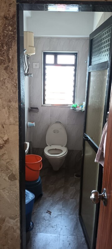 Bathroom in 1 BHK Apartment at Badrivishal Building, Dahisar East – for Sale
