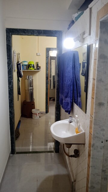 Bathroom in 1 BHK Builder Floor at Gunjan Shalaka CHS, Mulund East – for Sale