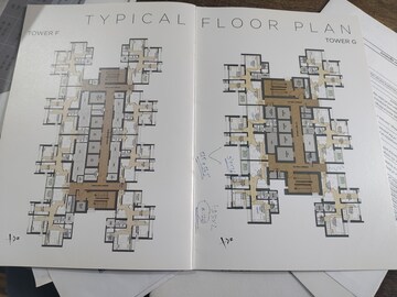 Floor Plan in 2 BHK Apartment at Raymond Ten X Habitat, Pokhran Road No 2 – for Sale