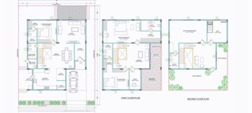 Floor Plan in 3 BHK Villa at Gagillapur – for Sale