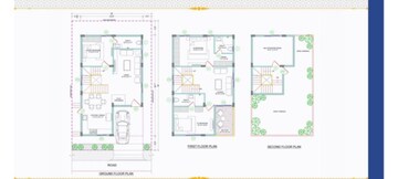 Floor Plan in 4 BHK Villa at Gagillapur – for Sale