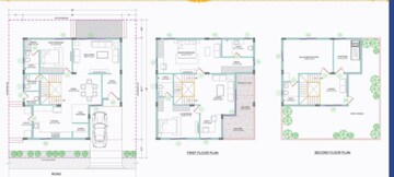 Floor Plan in 4 BHK Villa at Gagillapur – for Sale