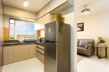 Living Room in 1 BHK Apartment at Labdhi Seabreeze, Wadala – for Sale