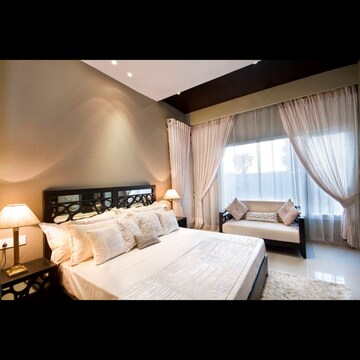 Bedroom in 3 BHK Apartment at Sushma Crescent, Dhakoli Village – for Sale