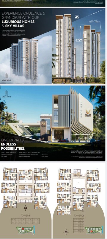 3.5 BHK Apartment For Sale in Vasavi Atlantis, Narsingi