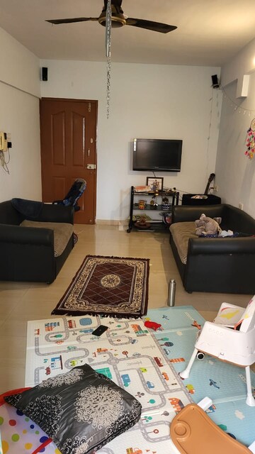 Living Room in 2 BHK Apartment at Kumar Shantiniketan Phase 1, Pashan – for Sale
