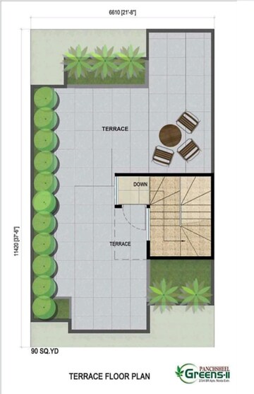 4 BHK Villa – Map Location View at Panchsheel Greens II, Sector 16 Greater Noida - for Sale