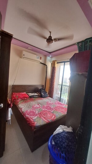 Bedroom in 1 BHK Apartment at Krishna Heights Ghansoli, Ghansoli – for Rent