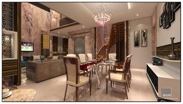 Living Room in 6 BHK Apartment at Oberoi Realty Exquisite, Goregaon East – for Sale