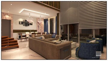 Living Room in 6 BHK Apartment at Oberoi Realty Exquisite, Goregaon East – for Sale