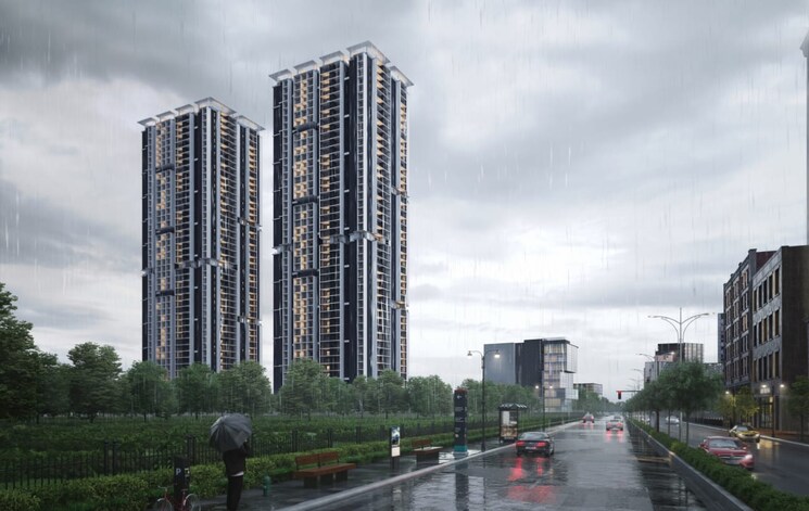 Exterior View, candeur-twins 3 Bedroom 1591 Sq.Ft. Apartment In Miyapur Hyderabad 7327029