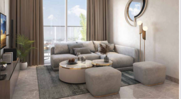 Living Room in 3 BHK Apartment at Signature Global City 63A, Sector 63a – for Sale
