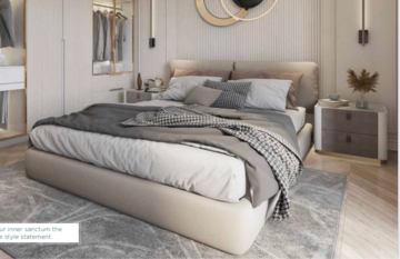Bedroom in 3 BHK Apartment at Signature Global City 63A, Sector 63a – for Sale