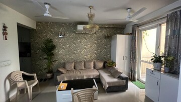 Living Room in 2 BHK Apartment at Godrej Meridien, Sector 106 – for Sale