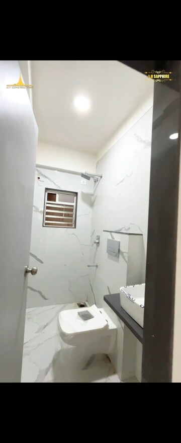 Bathroom in 1 BHK Apartment at A H Sapphire, Mira Road – for Sale