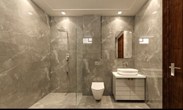 Bathroom in 3 BHK Builder Floor at BPTP Parkland Pride, Sector 77 – for Sale