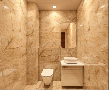 Bathroom in 3 BHK Builder Floor at BPTP Parkland Pride, Sector 77 – for Sale