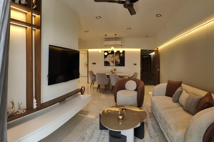 Living Room, lodha-world-one 4 Bedroom 2619 Sq.Ft. Apartment In Worli Mumbai 7330283