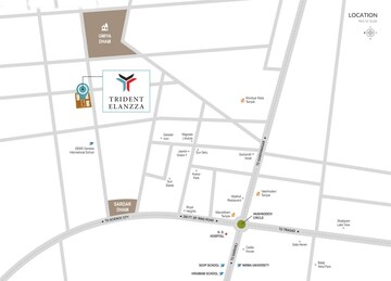 2 BHK Apartment – Map Location View at Khodiyar - for Sale