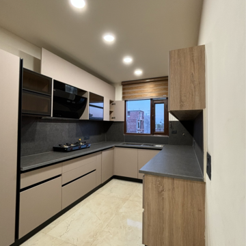 Kitchen in 3 BHK Builder Floor at Ambala Highway – for Sale
