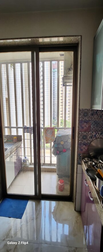 Staircase in 3 BHK Apartment at Lodha Luxuria, Majiwada – for Sale