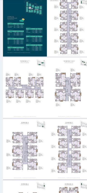 Floor Plan in 3 BHK Apartment at EIPL Corner Stone, Gandipet – for Sale