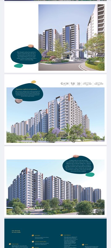 3 BHK Apartment – Exterior View View at EIPL Corner Stone, Gandipet - for Sale