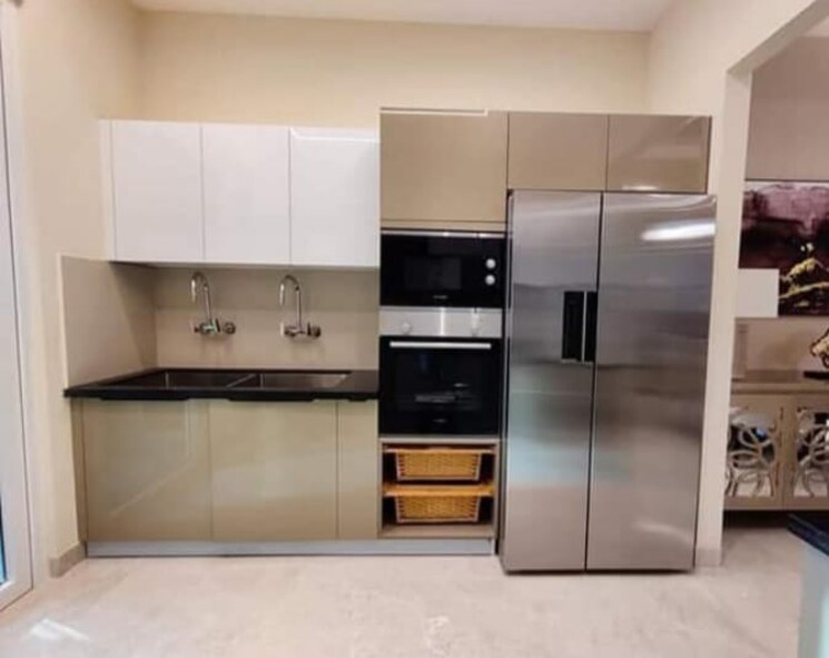 Kitchen, artique-uptown-skylla 3 Bedroom 1420 Sq.Ft. Apartment In International Airport Road Zirakpur 7332486