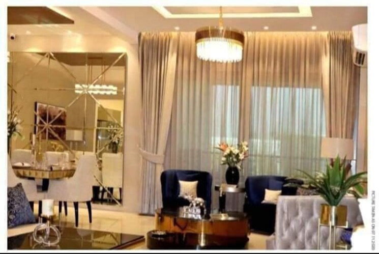 Living Room, artique-uptown-skylla 3 Bedroom 1420 Sq.Ft. Apartment In International Airport Road Zirakpur 7332486
