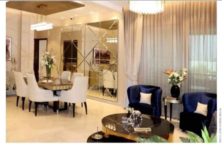 Living Room, artique-uptown-skylla 3 Bedroom 1420 Sq.Ft. Apartment In International Airport Road Zirakpur 7332486