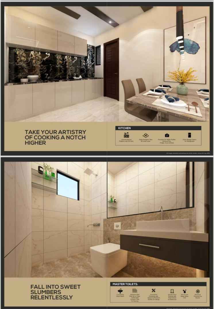 Kitchen, shevi-utopia-gold 2 Bedroom 707 Sq.Ft. Apartment In Aher Pune 7333095