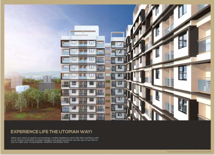Exterior View, shevi-utopia-gold 2 Bedroom 707 Sq.Ft. Apartment In Aher Pune 7333095