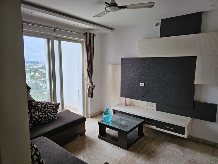 Living Room, marvel-fria 3 Bedroom 1965 Sq.Ft. Apartment In Wagholi Pune 7333091