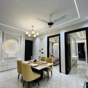 Living Room in 3 BHK Builder Floor at Adani Samsara Vilasa, Sector 63 – for Sale