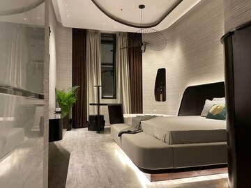Building Lobby in 3 BHK Apartment at Dhoot Time Residency, Sector 63 – for Sale
