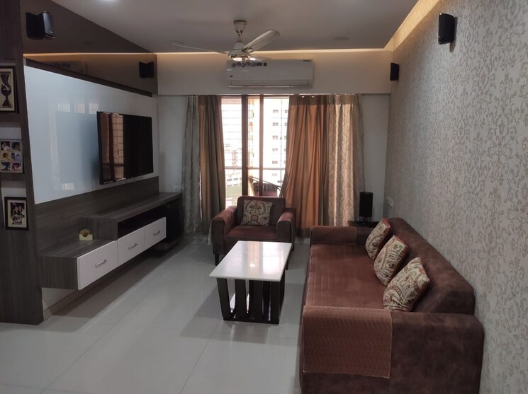 Living Room, unique-greens-ghodbunder-road 2 Bedroom 750 Sq.Ft. Apartment In Ghodbunder Road Thane 7334159