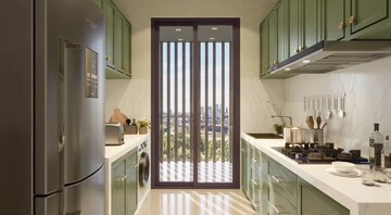 Kitchen in 2 BHK Apartment at Nakshatra Prithvi, Vasai East – for Sale