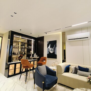 Living Room in 3 BHK Apartment at Aura Gazania, High Ground – for Sale